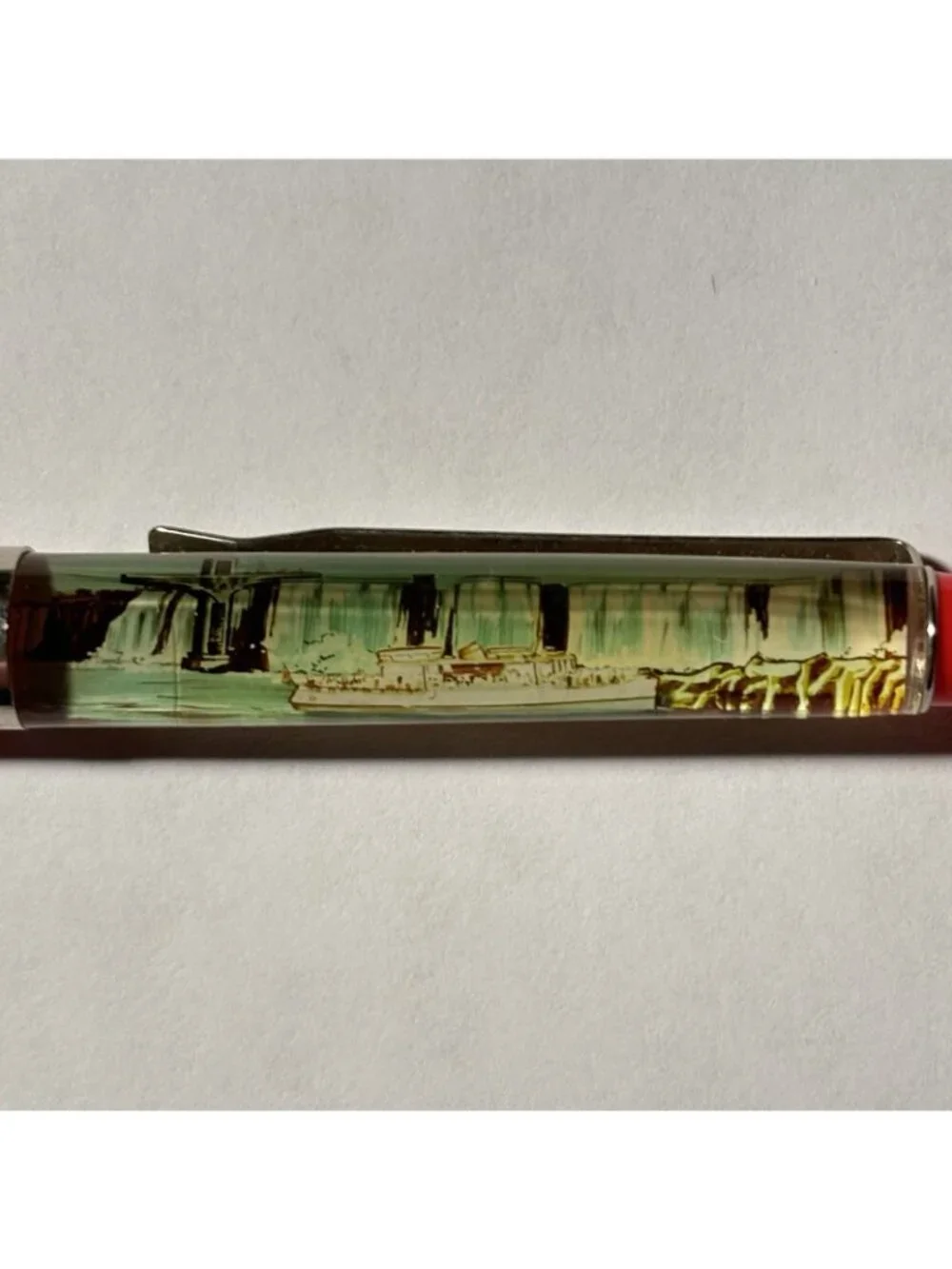Niagara Falls New York Canada Floaty Pen Ferry Tour Boat Moves Vintage Collect
